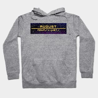 Word August Hoodie